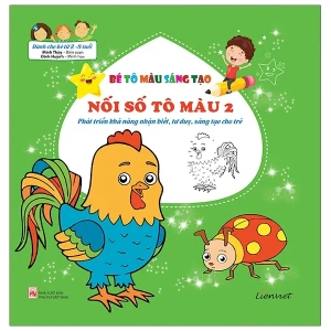 Bé tô màu sáng tạo - Nối số tô màu 2
